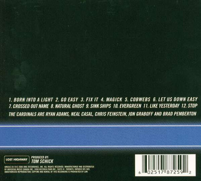 RYAN ADAMS - CARDINOLOGY