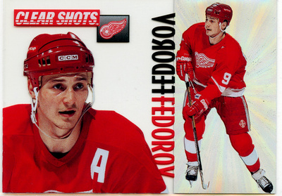 1995-96 Pinnacle Clear Shots #7 Sergei Fedorov