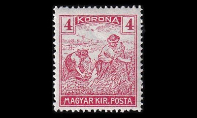 Unkari 337 ** Viikatemies 4 Kr (1921)