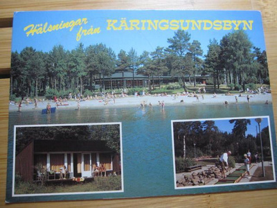 Åland, Käringsundsbyn Eckerö postikortti
