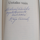 Kaija Seikkula : Untako vain (signeerattu, tekijän omiste) - pikkukuva 3