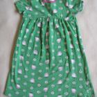 me&i / ME&I mekko lh, 122/128 cm, lintuja+kukkia - pikkukuva 1
