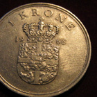 1 krone 1966. Tanska-Denmark - pikkukuva 1