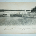 Helsinki, Seurasaari, höyrylaivat lähdössä, mv pk, p. 1905 - pikkukuva 1