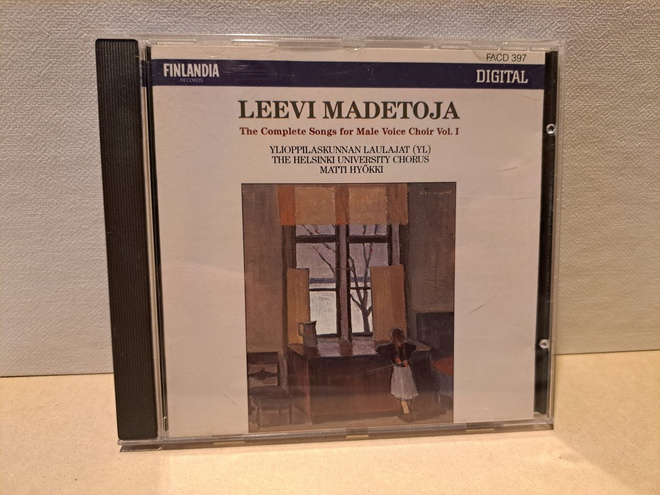 Leevi Madetoja:Complete songs for male choir vol.1-YL CD