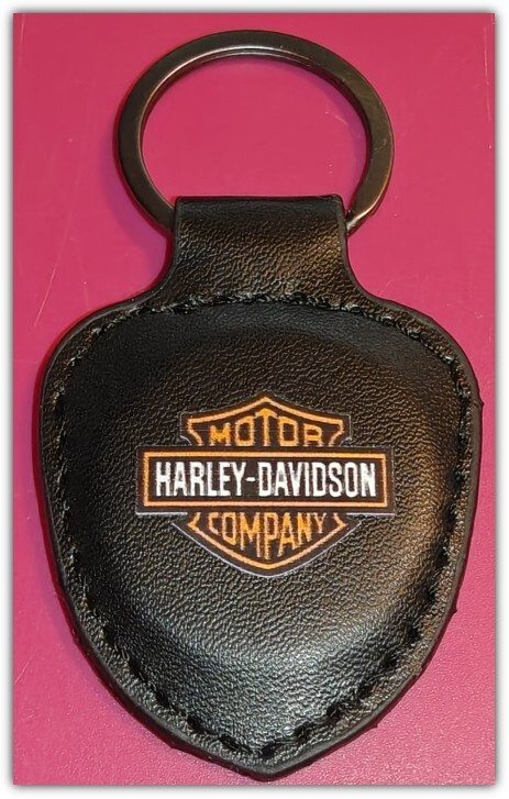 Pieni nahkainen Harley Davidson avaimenperä #30771