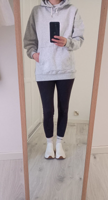 Harmaa huppari oversize S/M/L