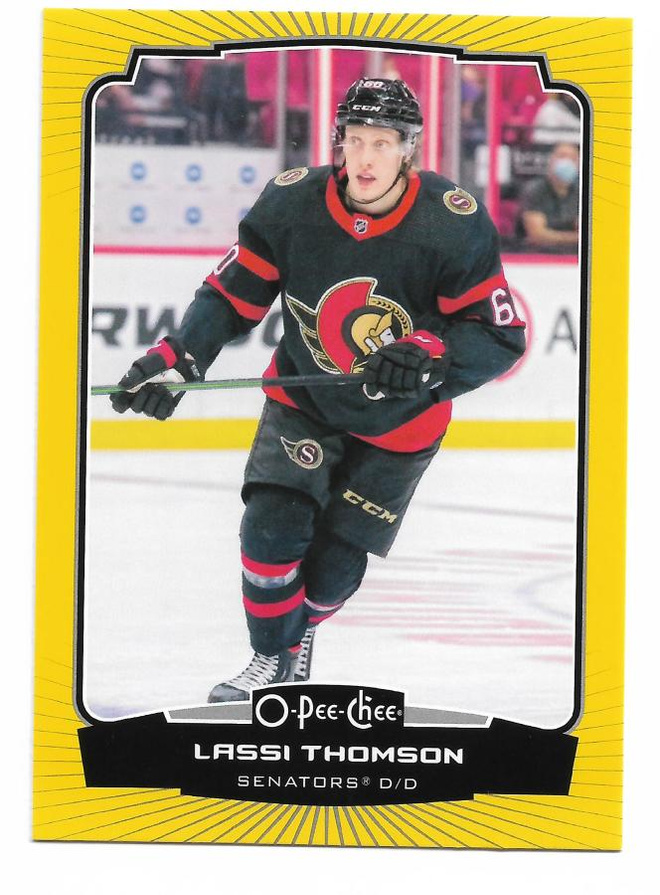 2022-23 O-Pee-Chee Yellow #454 Lassi Thomson