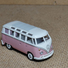Volkswagen 	T1 Transporter	bussi	1962	vaaleanp.	1:87	Wiking - pikkukuva 1