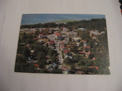 Vääksy. Karhumäen ilmakuva. Kulkematon. Väri.