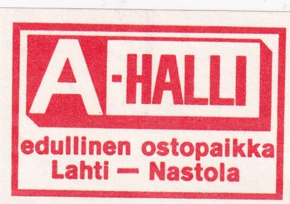 Lahti - Nastola  A - Halli edullinen ostopaikka  b532