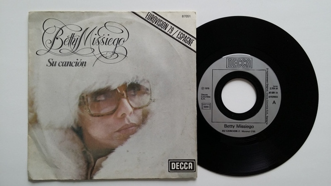 Betty Missiego Su Cancion 7" sinkku Eurovision 1979
