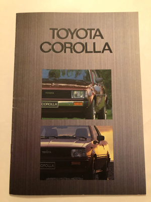 Myyntiesite - Toyota Corolla - 10/1980