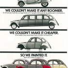 Citroen 2CV4 - 2CV6 - Siniharmaa tai musta valokytkin - pikkukuva 3