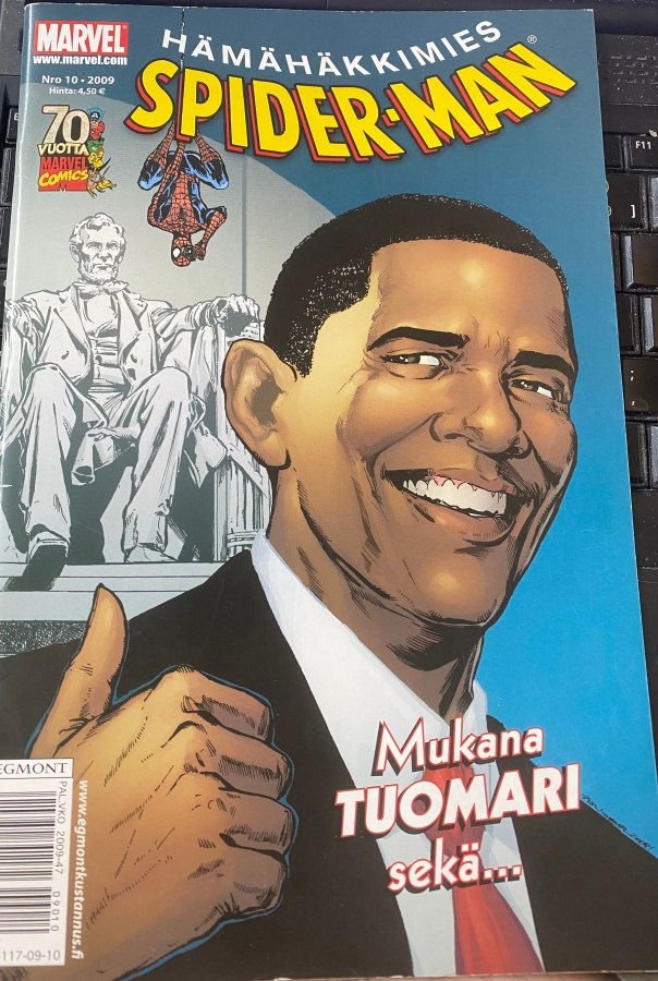 Spider-Man 10/2009 - Hämäkkimies kohtaa Obaman