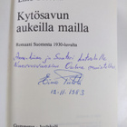 Eino Pietola : Kytösavun aukeilla mailla (signeerattu, te... - pikkukuva 3