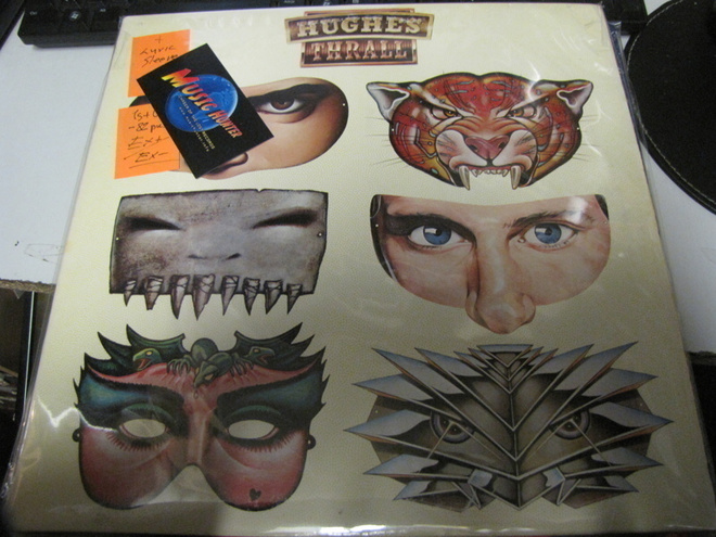 HUGHES - THRALL LP 1. US PAINOS '82 EX+/EX-
