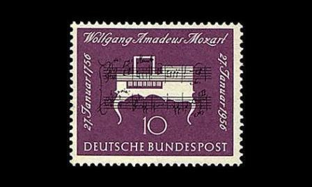 Saksa 228 ** Wolfgang Amadeus Mozart (1956)