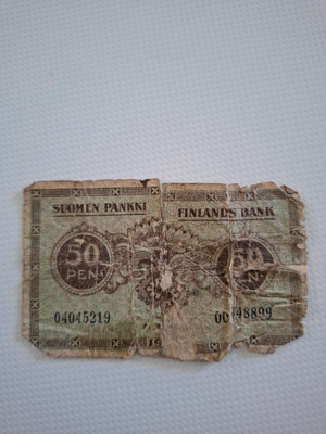 50 pennin seteli, 1916