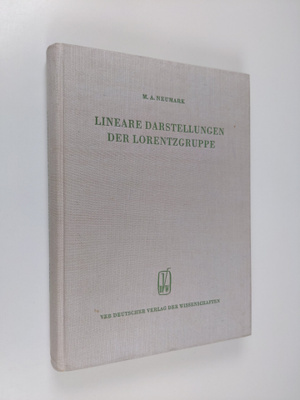 M. A. Neumark : Lineare darstellung der lorentzgruppe