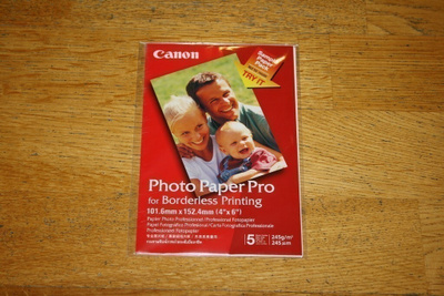 UUSI Canon Photo PaperPro 10 x 15 valokuvapaperi 5 arkkia