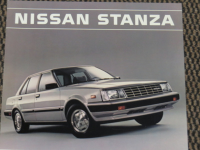 1984 Nissan Stanza esite - ISO - 12 sivua - KUIN UUSI