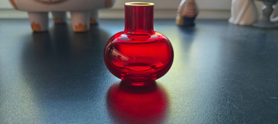 Marimekko mini maljakko punainen