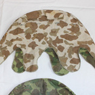 WW2 teräskypärä M1 kypärä USMC camo suojahuppu repro - pikkukuva 2