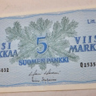 5 mk 1963 Litt B Q-sarja Lähes Pakkasileä - pikkukuva 1