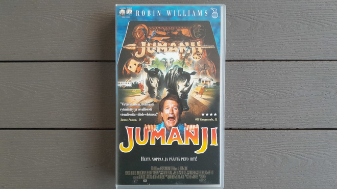 VHS: Jumanji (Robin Williams 1995)