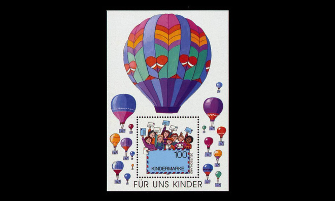 Saksa 1933BL40 ** Lasten hyväksi, kuumailmapallo (1997)