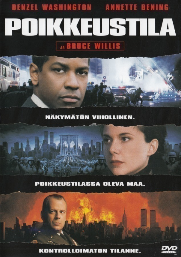 Poikkeustila (1998) Denzel Washington & Bruce Willis (UUSI)