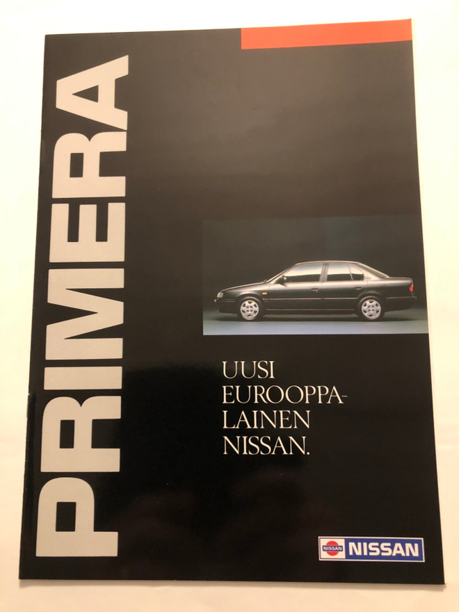 Myyntiesite - Nissan Primera - 10/1990