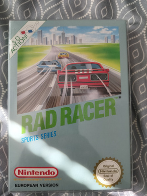NES Rad Racer (CIB) Loistokunto