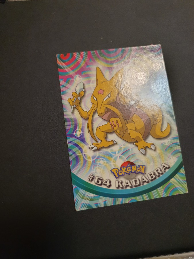 Kadabra #64 Pokemon Topps TV Animation Edition card