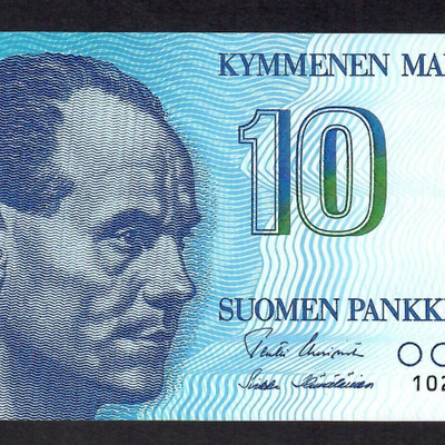 10mk 1986 UUS-Hä Pakkasileä