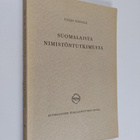 Viljo Nissilä : Suomalaista nimistöntutkimusta - pikkukuva 1