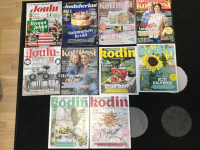 KOTIVINKKI + KOTILIESI + KODIN KUVALEHTI.  10 KPL.