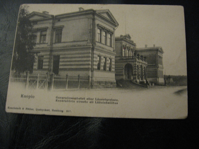 Kuopio - Kuvernöörin virasto eli Lääninhallitus. Wanha.