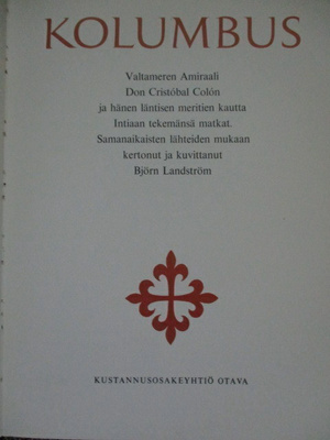 Björn Landström KOLUMBUS