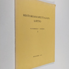 Historianopettajain liitto vuosikirja I - pikkukuva 1
