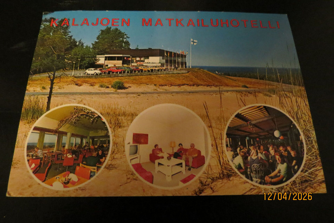 KALAJOKI MAKAILUHOTELLI 1979 KULKENUT KORTTI
