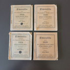 Noin 100 vuotta vanhat Almanakat 1924–1929 – 4 kpl - pikkukuva 1