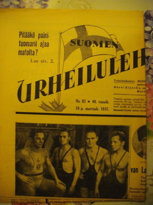 Suomen Urheilulehti Nro 92/1937 (30,9)