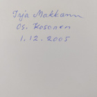 Irja Makkonen : Runoja elämästä (signeerattu) - pikkukuva 3