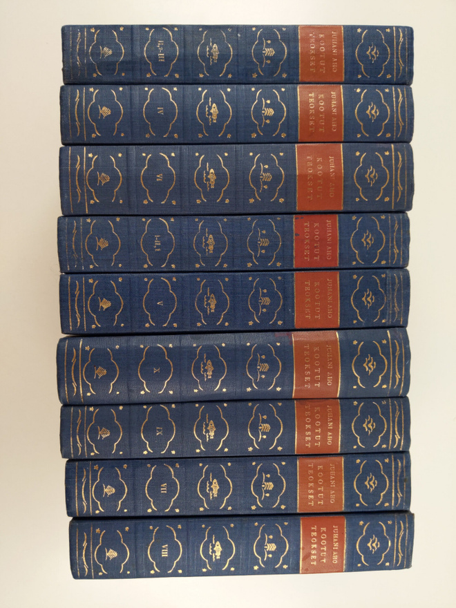Juhani Aho : Kootut teokset 1-10 (9 kirjaa)
