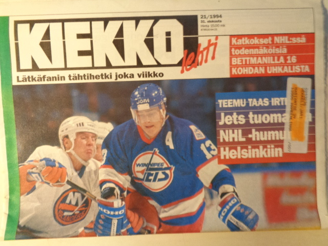 Kiekkolehti Nro 21/1994 (24.1)