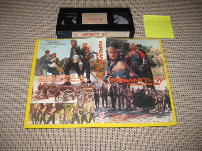 Kersantti W -Nykyajan Mad Max-VHS (FIx, Filippiinitoimintaa)