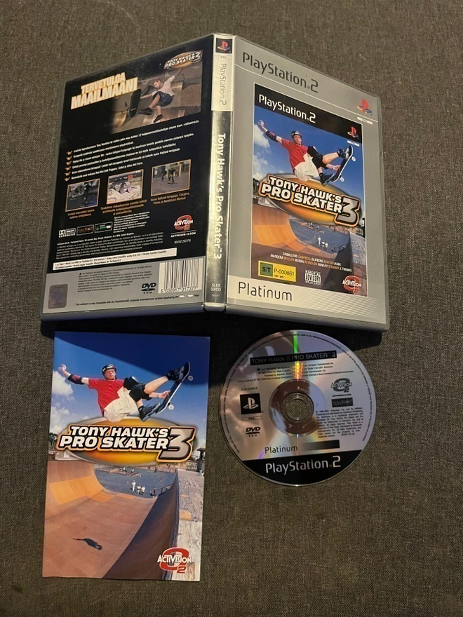 Tony Hawk's Pro Skater 3 PS2 (Suomijulkaisu)
