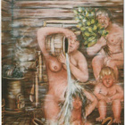 kortti Sauna-aihe - eril. taide- ja valokuvakortteja - pikkukuva 2